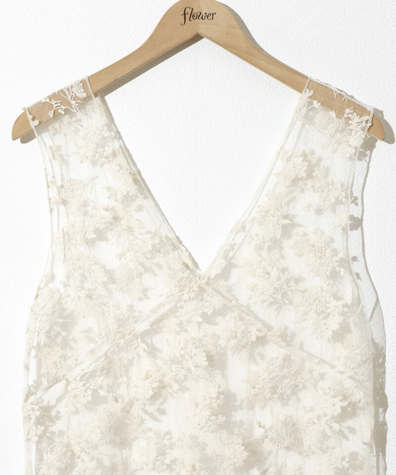 layered sheer onepiece～ﾚｲﾔｰﾄﾞｼｱｰﾜﾝﾋﾟｰｽ | flower／フラワー公式通販