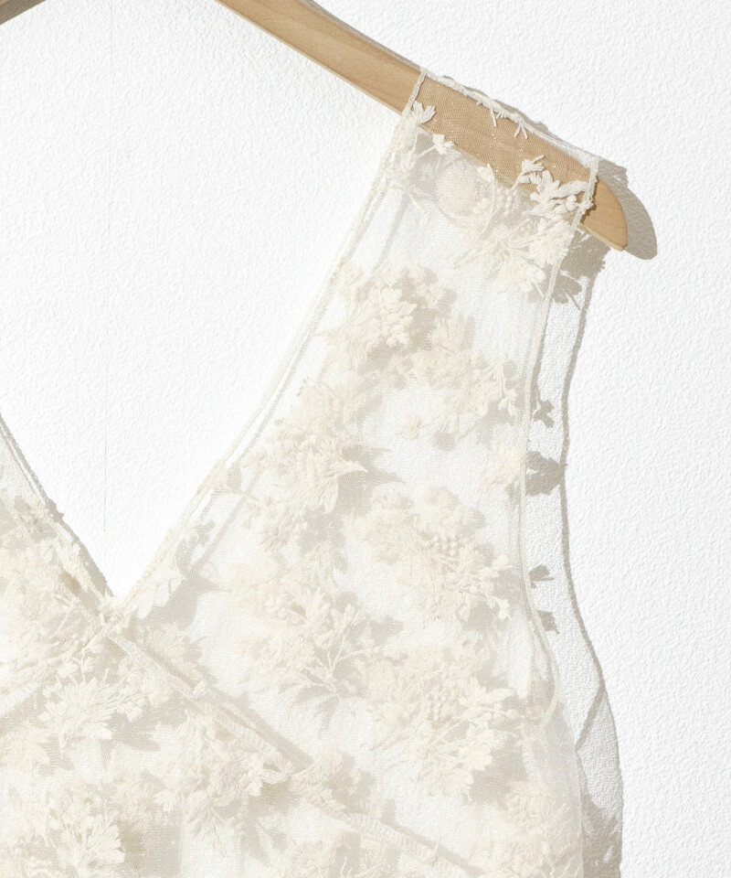layered sheer onepiece～ﾚｲﾔｰﾄﾞｼｱｰﾜﾝﾋﾟｰｽ | flower／フラワー公式通販