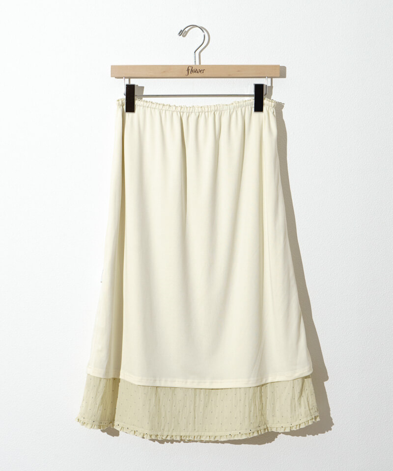 dot frill skirt～ﾄﾞｯﾄﾌﾘﾙｽｶｰﾄ | flower／フラワー公式通販