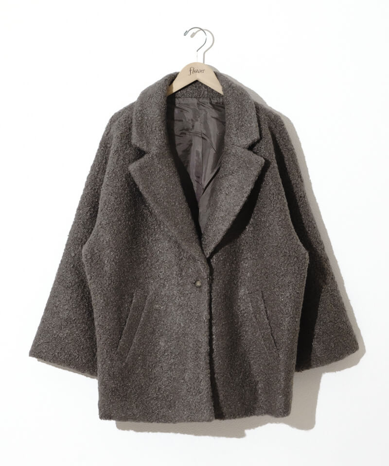fluff middle coat～ﾌﾗｯﾌﾐﾄﾞﾙｺｰﾄ | flower／フラワー公式通販