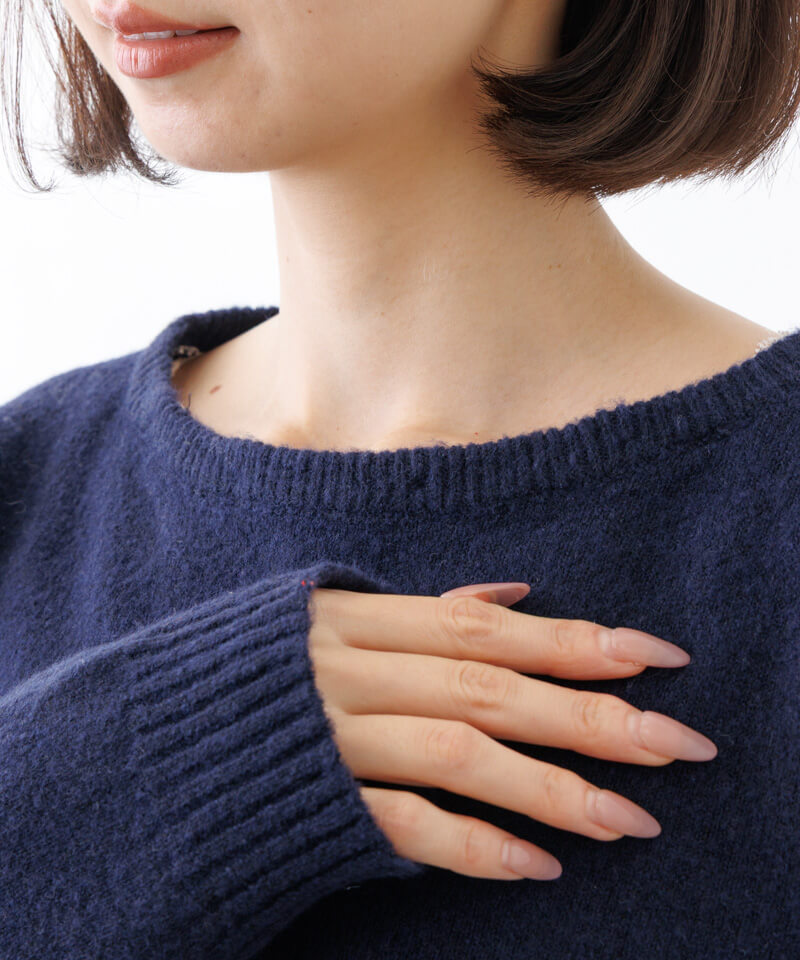 lace collar knit～ﾚｰｽｶﾗｰﾆｯﾄ | flower／フラワー公式通販