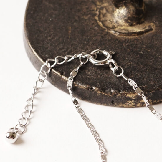 silver chain bracelet ～ｼﾙﾊﾞｰﾁｪｰﾝﾌﾞﾚｽﾚｯﾄ | flower／フラワー