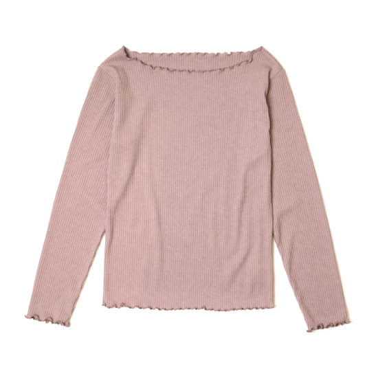 OUTLET】mellow rib top ～ﾒﾛｰﾘﾌﾞﾄｯﾌﾟ | flower／フラワー公式通販