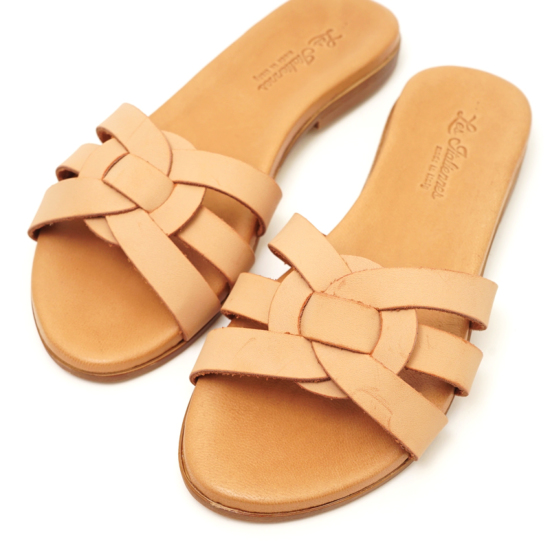 OUTLET】cross leather sandal ～ｸﾛｽﾚｻﾞｰｻﾝﾀﾞﾙ | flower WEB SHOP 