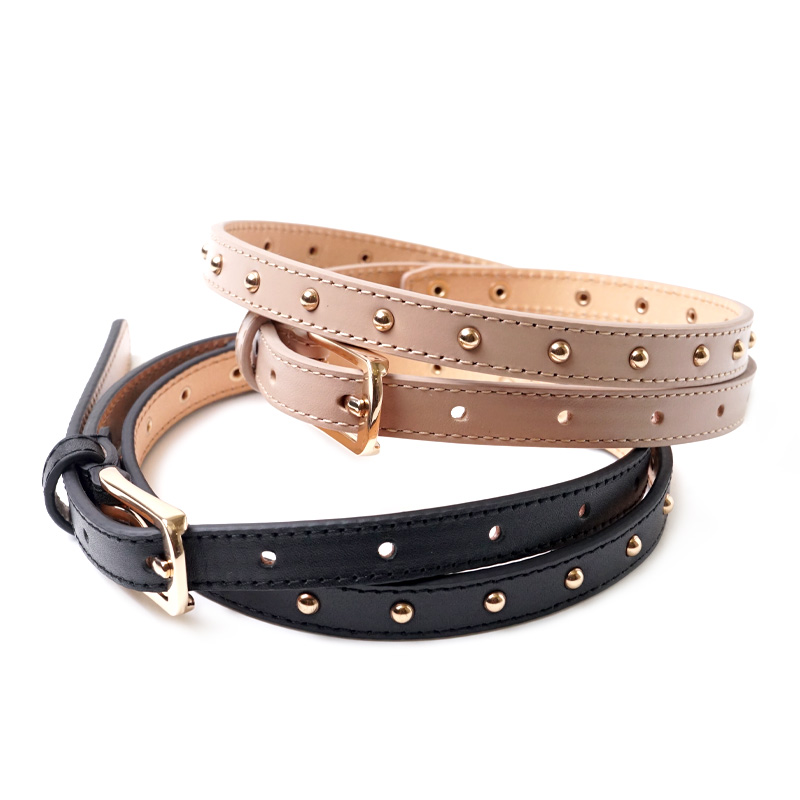 leather studs belt ～ﾚｻﾞｰｽﾀｯｽﾞﾍﾞﾙﾄ | flower／フラワー公式通販