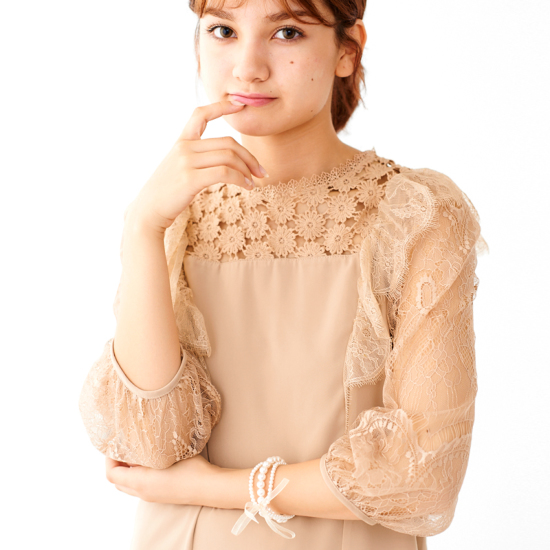 Price Down Graceful Lace Onepiece ｸﾞﾚｲｽﾌﾙﾚｰｽﾜﾝﾋﾟｰｽ Flower Webshop フラワーウェブショップ
