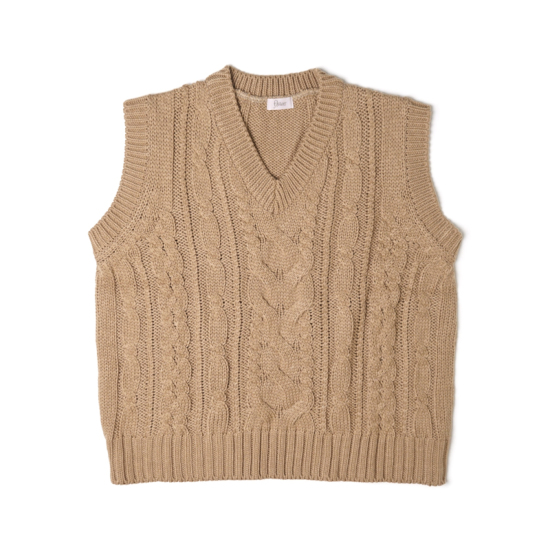 プライスダウン】british knit vest ～ﾌﾞﾘﾃｨｯｼｭﾆｯﾄﾍﾞｽﾄ | flower