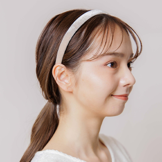 ☆velvet hairband - medium - ～ﾍﾞﾙﾍﾞｯﾄｶﾁｭｰｼｬ(ﾐﾃﾞｨｱﾑ) | flower 