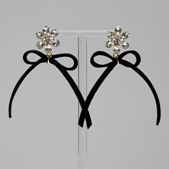 jewel ribbon earring ～ｼﾞｭｴﾙﾘﾎﾞﾝｲﾔﾘﾝｸﾞ | flower／フラワー公式通販