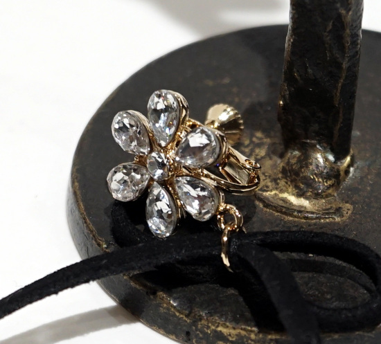 jewel ribbon earring ～ｼﾞｭｴﾙﾘﾎﾞﾝｲﾔﾘﾝｸﾞ | flower／フラワー公式通販
