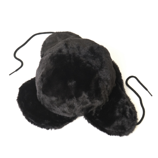帽子 Real fur cap Ruben キャップ 帽子 RV FAKEFUR CAP/リバーシブル フェイク
