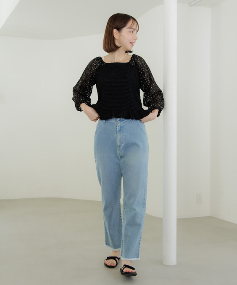 step fringe pants ～ｽﾃｯﾌﾟﾌﾘﾝｼﾞﾊﾟﾝﾂ | flower／フラワー公式通販