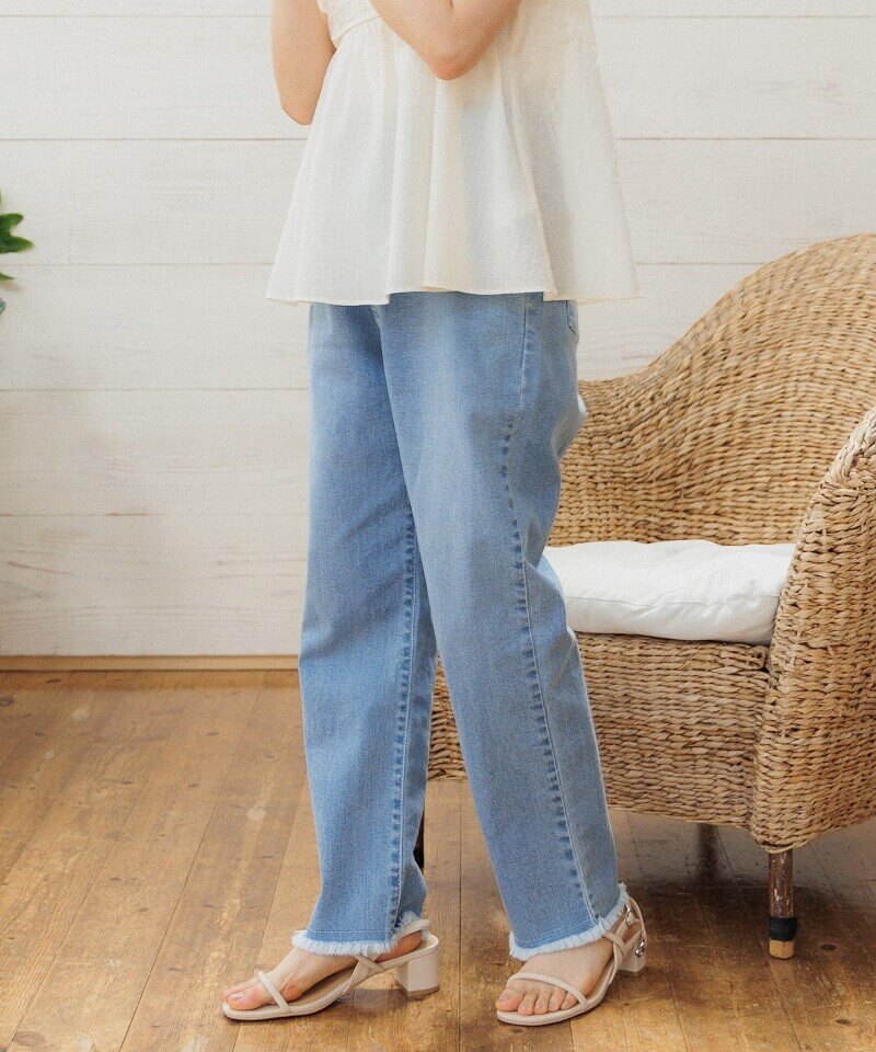 step fringe pants ～ｽﾃｯﾌﾟﾌﾘﾝｼﾞﾊﾟﾝﾂ | flower／フラワー公式通販