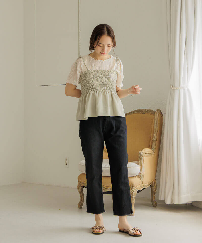 step fringe pants ～ｽﾃｯﾌﾟﾌﾘﾝｼﾞﾊﾟﾝﾂ | flower／フラワー公式通販