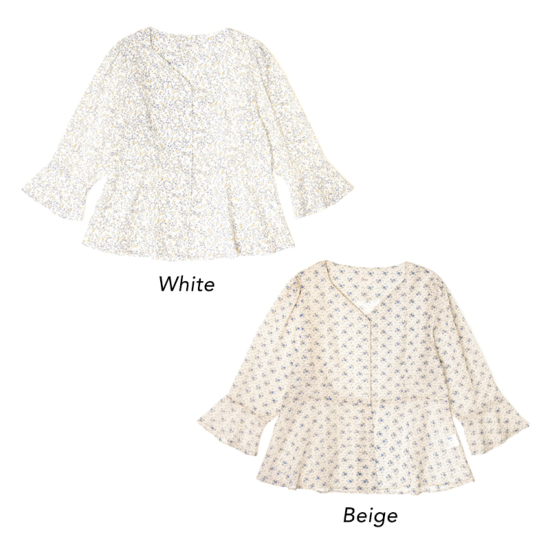 50 Off Flower Poem Blouse ﾌﾗﾜｰﾎﾟｴﾑﾌﾞﾗｳｽ Flower Webshop フラワーウェブショップ