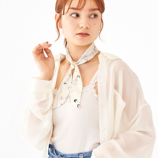 20%OFF】flower paint scarf ～ﾌﾗﾜｰﾍﾟｲﾝﾄｽｶｰﾌ | flower／フラワー公式通販
