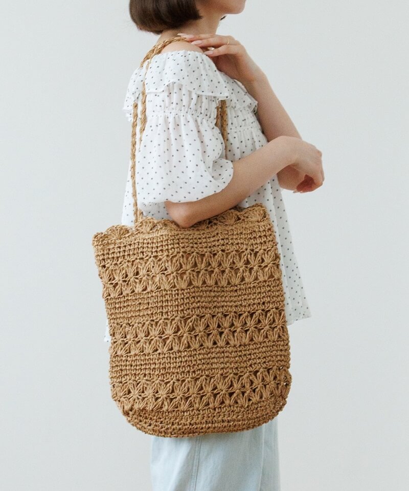 soft crochet tote ～ｿﾌﾄｸﾛｼｪﾄｰﾄ | flower／フラワー公式通販