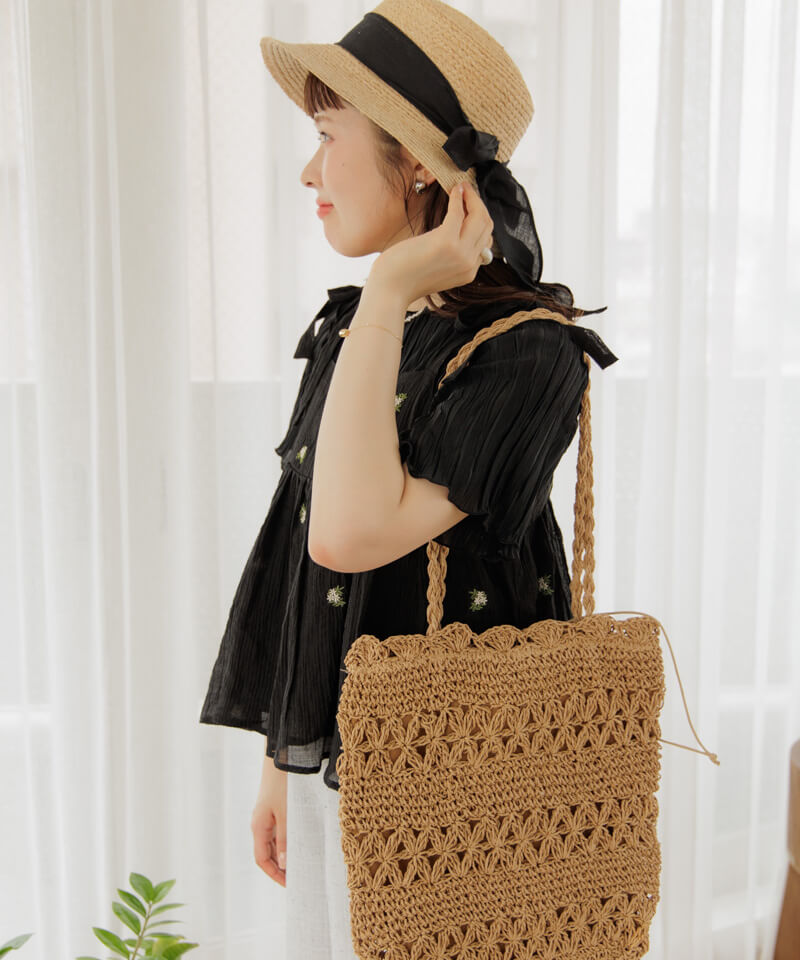 soft crochet tote ～ｿﾌﾄｸﾛｼｪﾄｰﾄ | flower／フラワー公式通販