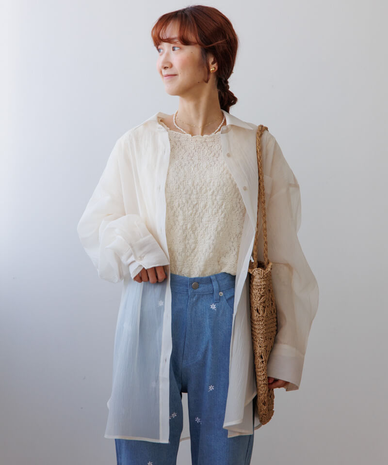 framework購入　THE GARMENT KIRSTEN TIE TOP 10%OFF】soft crochet tote ～ｿﾌﾄｸﾛｼｪﾄｰﾄ | flower／フラワー公式通販