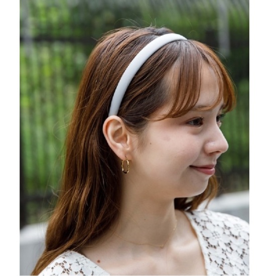 ◆レザーキルティング♪◆CHANEL カチューシャ ヘアバンド Three Four Time カチューシャ キルティングカチューシャ