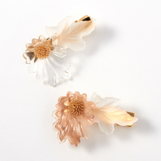 Twisty Flower Hairclip ﾂｲｽﾃｨﾌﾗﾜｰﾍｱｸﾘｯﾌﾟ Flower Webshop フラワーウェブショップ